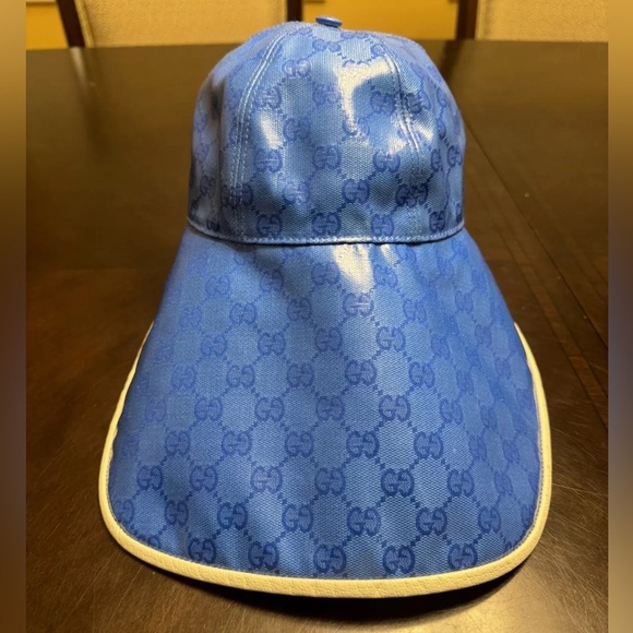 New Gucci x Adidas Wide Brim GG Supreme Logo Hat Size L - Picture 8 of 13